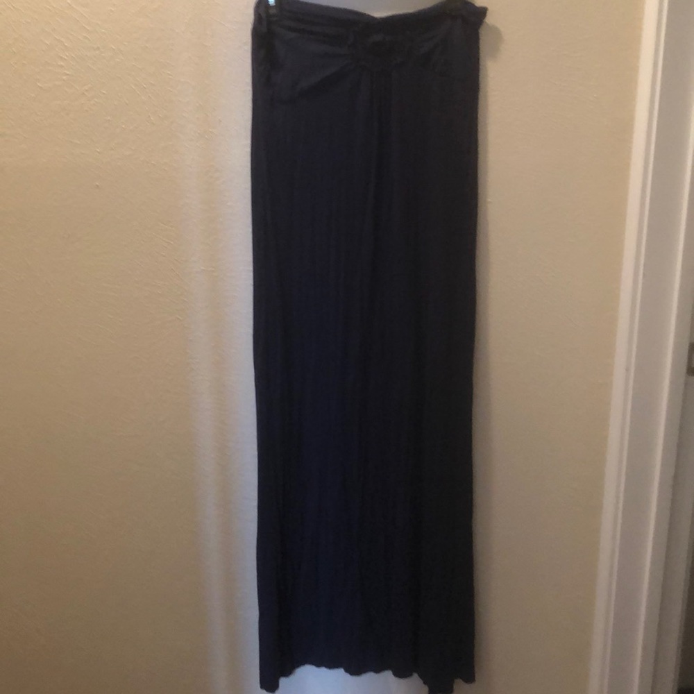Strapless maxi dress